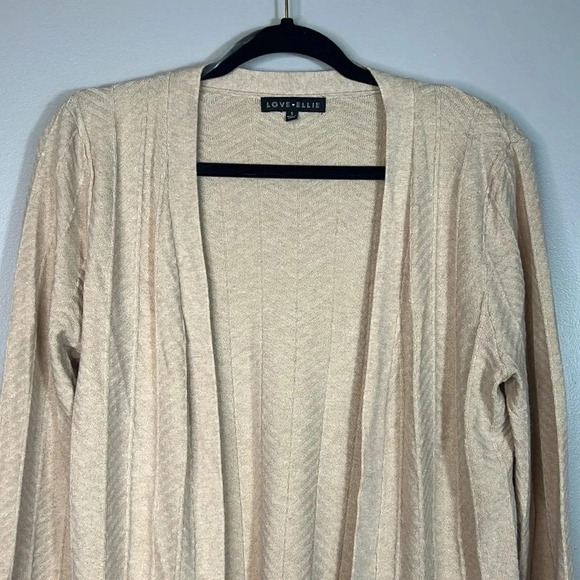 Love Ellie Cream Oversized Knit Soft Cardigan with Pockets - Small - EUC - Picture 2 of 8